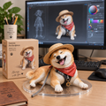 Custom Shiba Inu Pet Sculpture